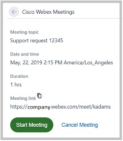 Webex Meetings-app