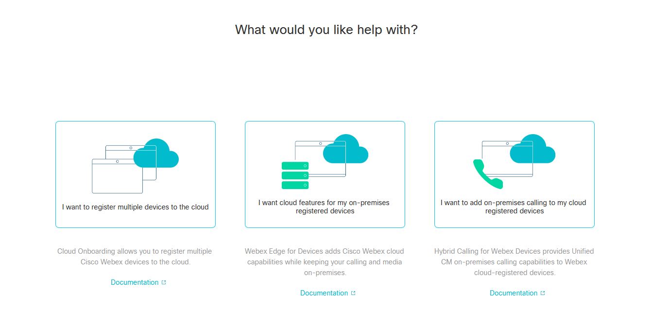 Webex Device Connector