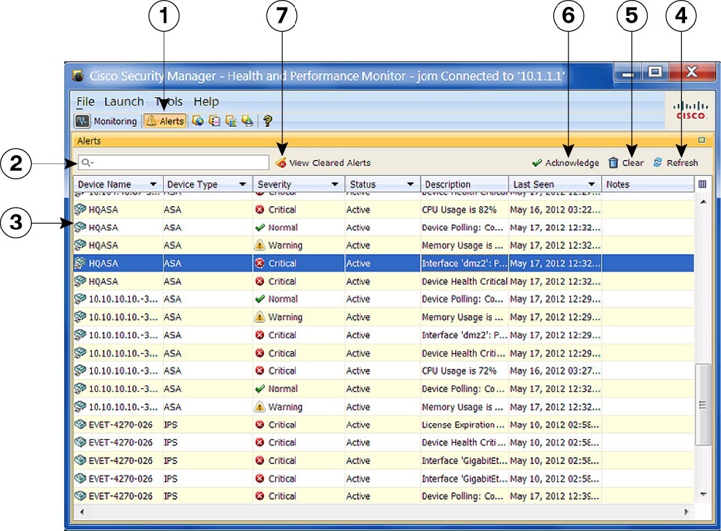 User Guide for Cisco Security Manager 4.29 Health and Performance