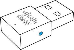 Cisco fejhallgató USB HD adapter