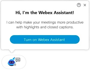 Webex Assistant