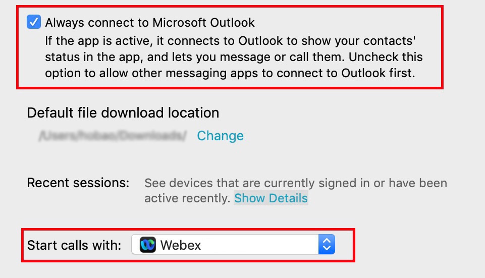 link syntax for telephone numbers on mac outlook