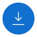 Ein Download-Pfeil befindet sich auf dem blauen Symbol für die System-Updater-App.