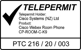 Webex Room Phone 電話許可