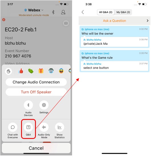 Administration 最新更新中的webex Meetings 共用元件