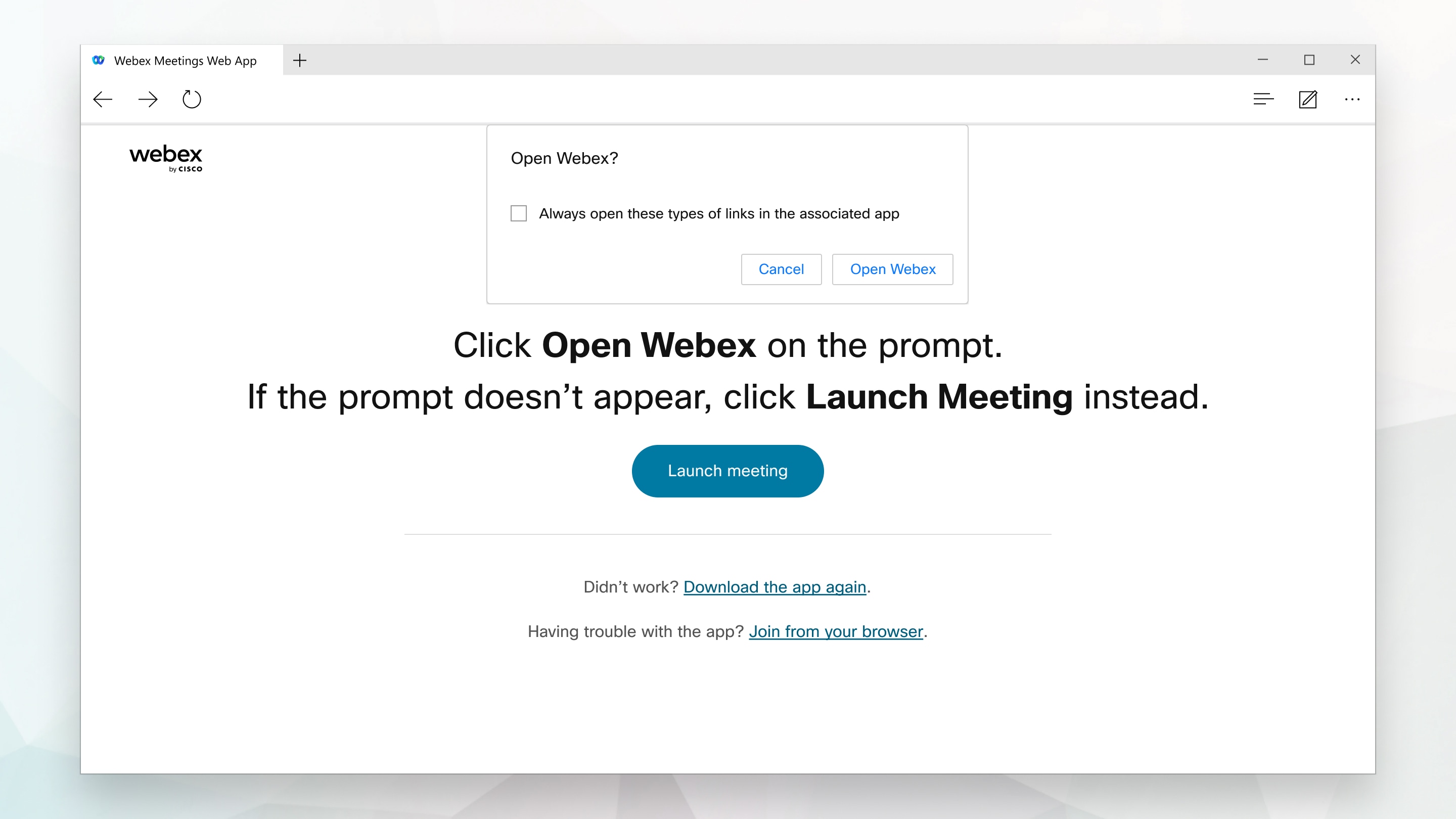 で webex 参加 ブラウザ Web会議ツール「Webex」はアプリのほうが使えるってホント？｜@DIME アットダイム