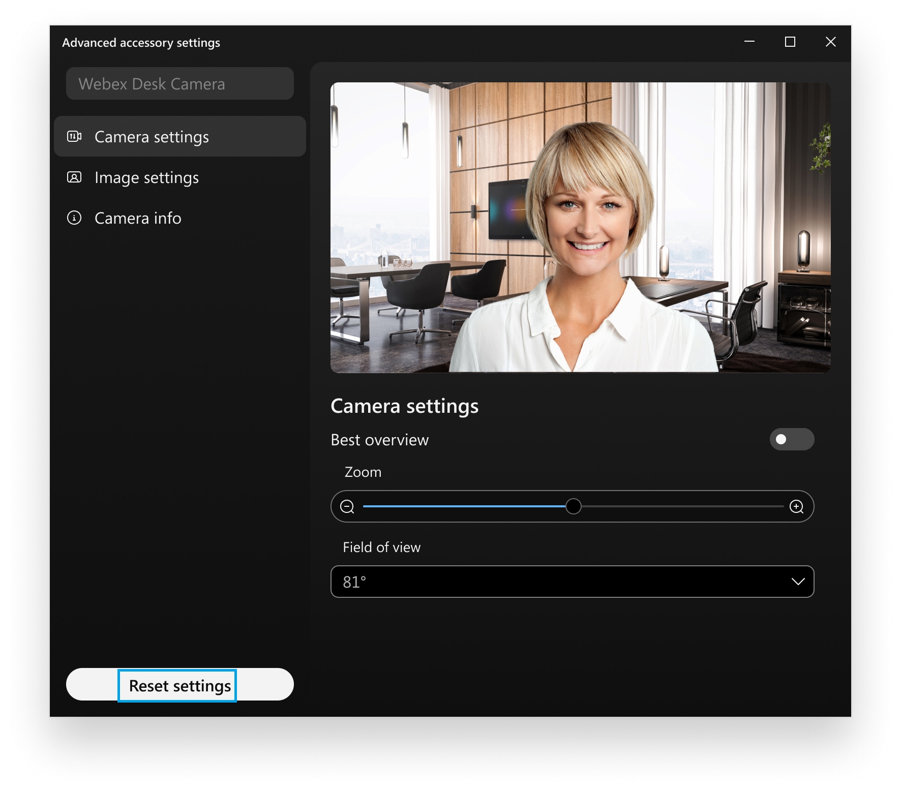 Configure your Desk Camera on ex App