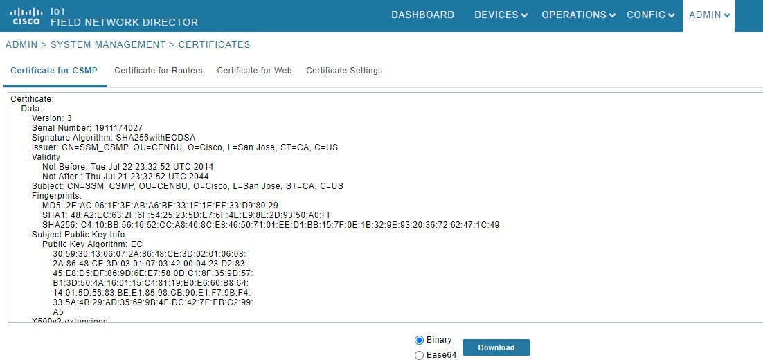 Cisco IoT Field Network Director User Guide, Release 4.8.x Managing