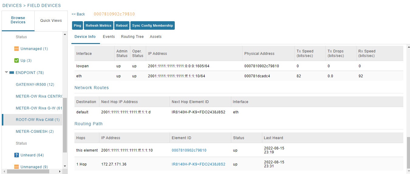 Cisco IoT Field Network Director User Guide, Release 4.10.x Managing