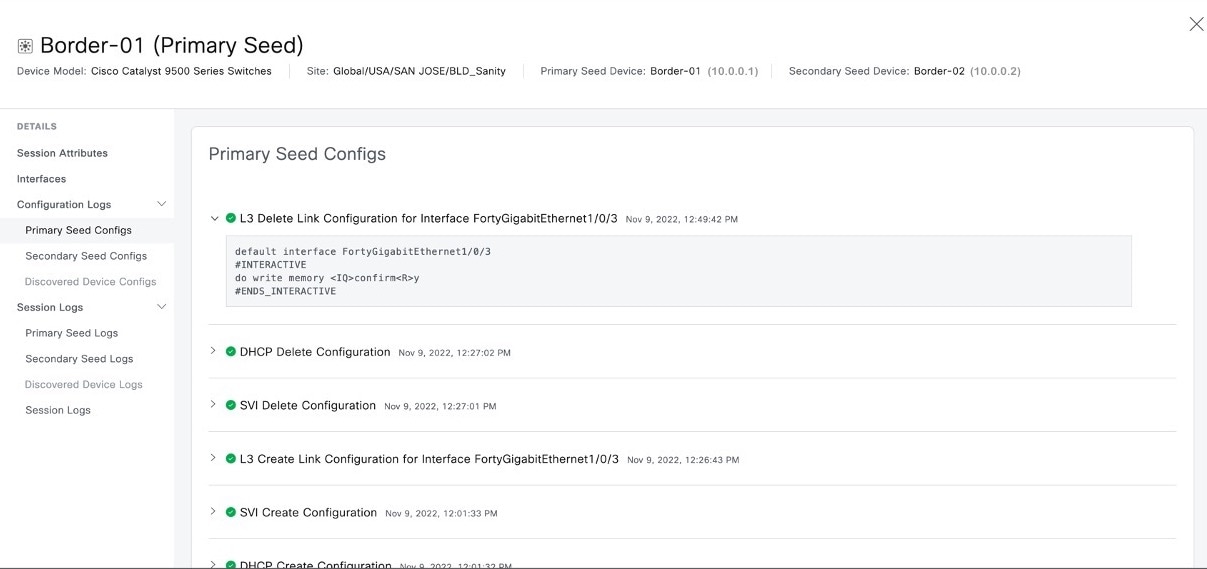 Seed Device Configurations