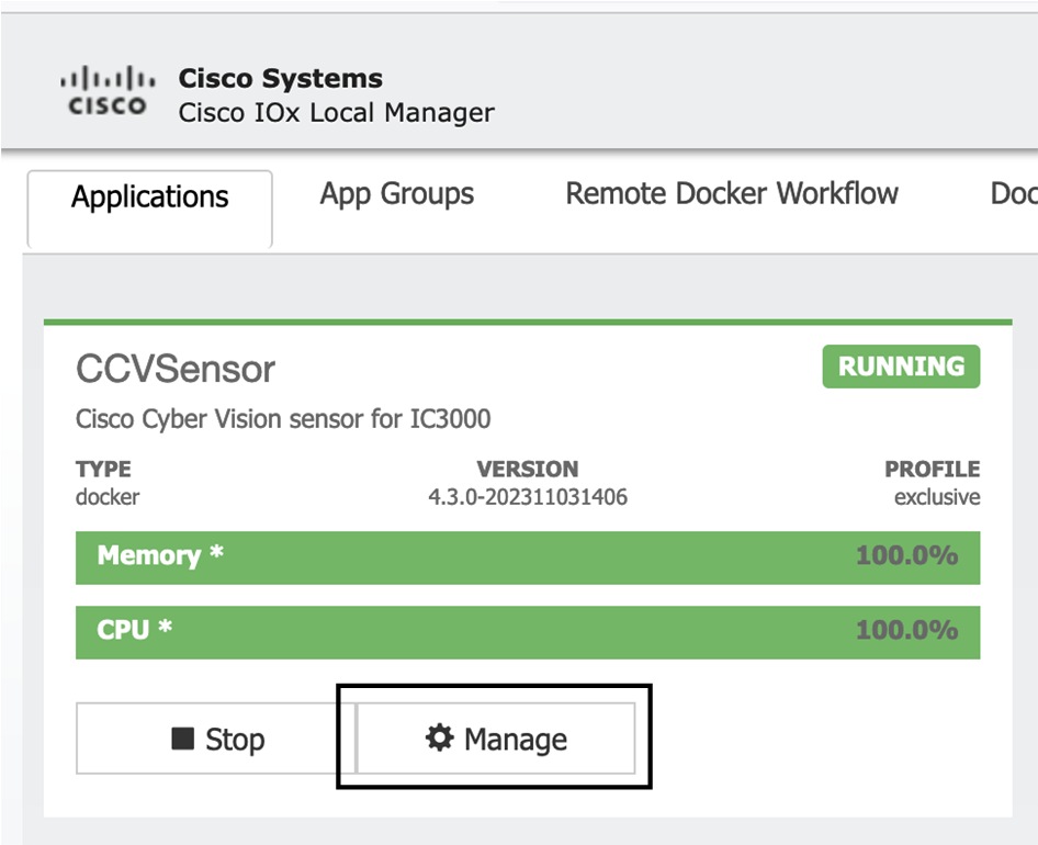 Cisco Cyber Vision Network Sensor Installation Guide for Cisco IC3000