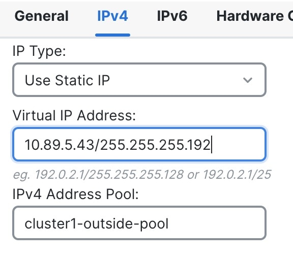 IPv4 页面