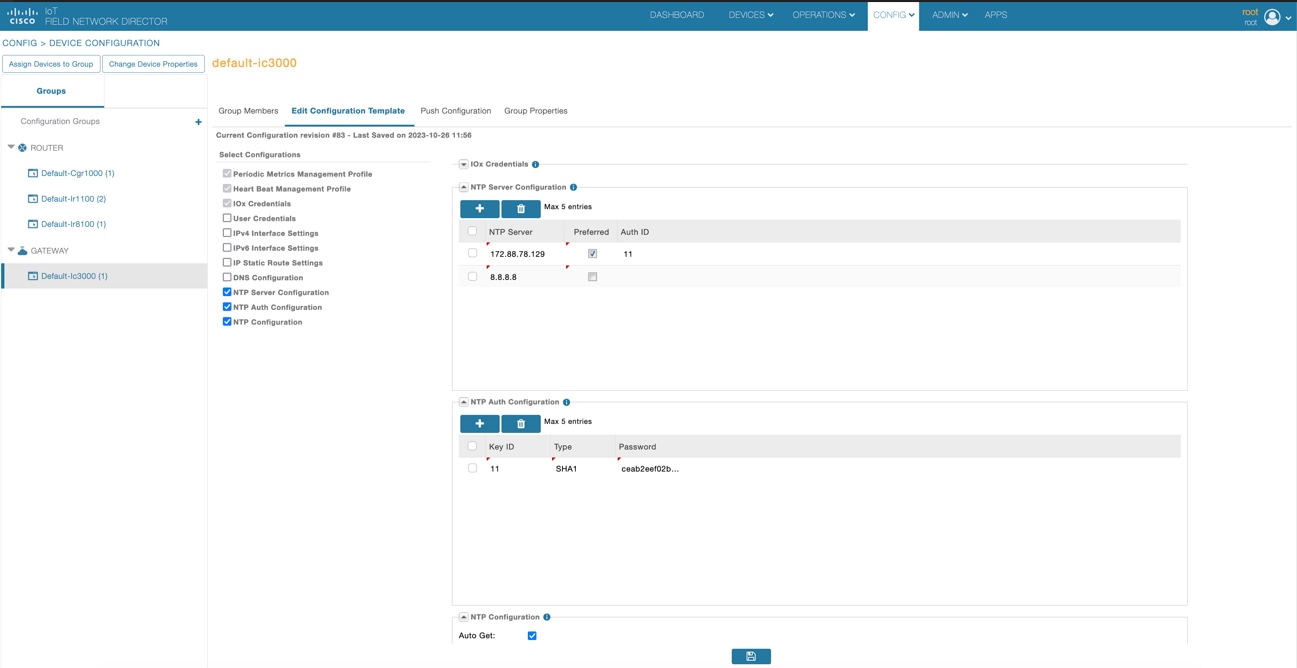 Cisco IoT Field Network Director User Guide, Release 4.10.x Managing