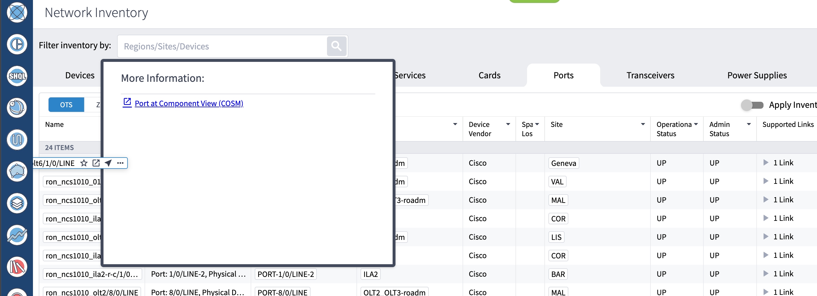 Network inventory