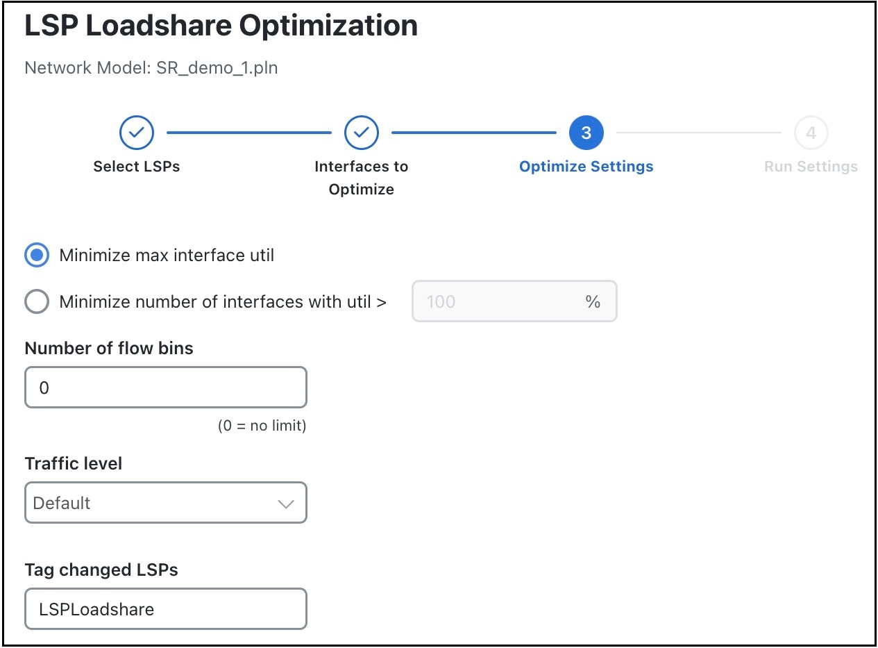Cisco Crosswork Planning Design 7.0 User Guide - Optimize LSPs [Cisco ...