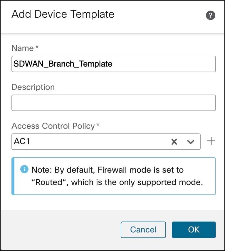 Add Device Template dialog box