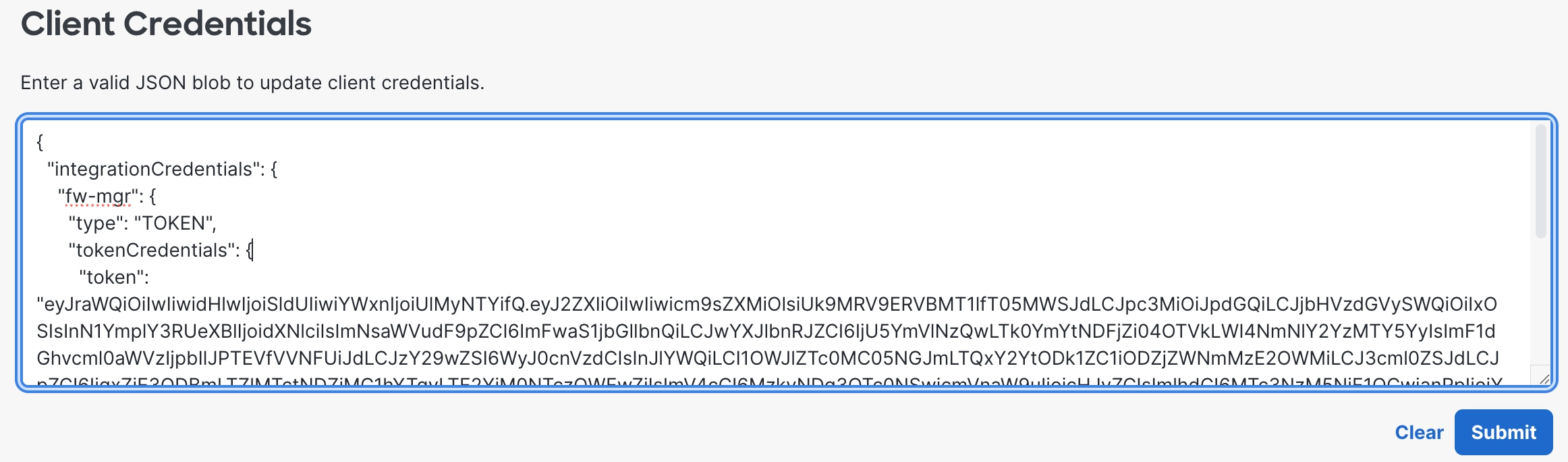 Client Credentials