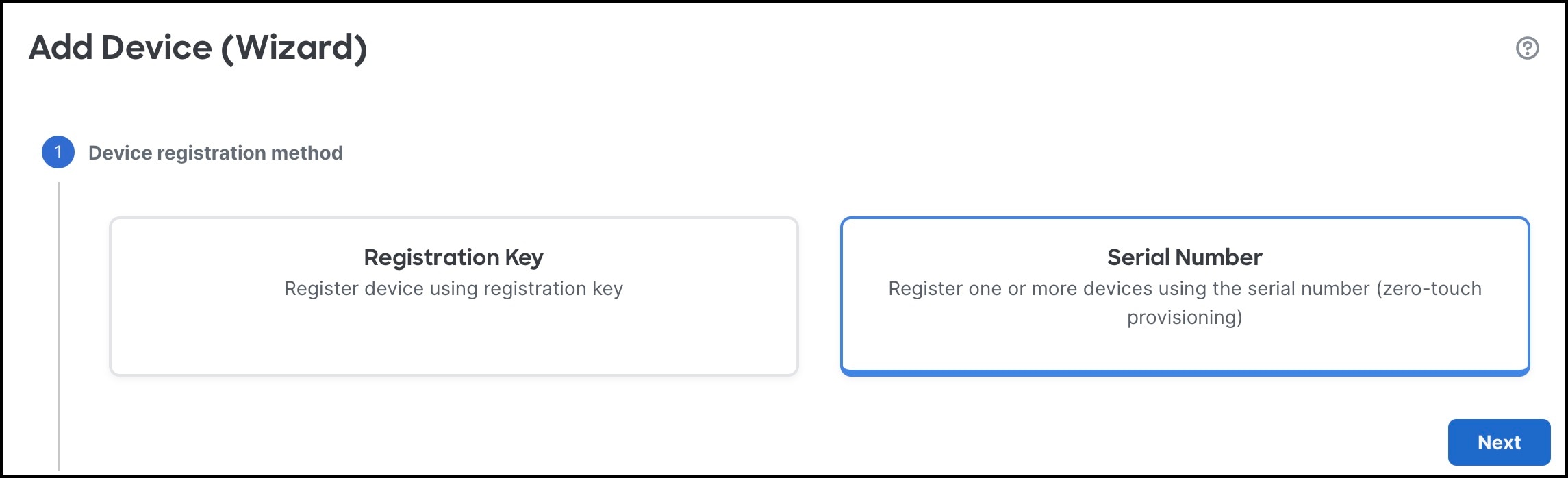 Device Registration Method