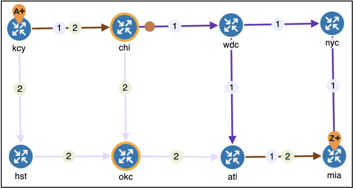 SR LSP path