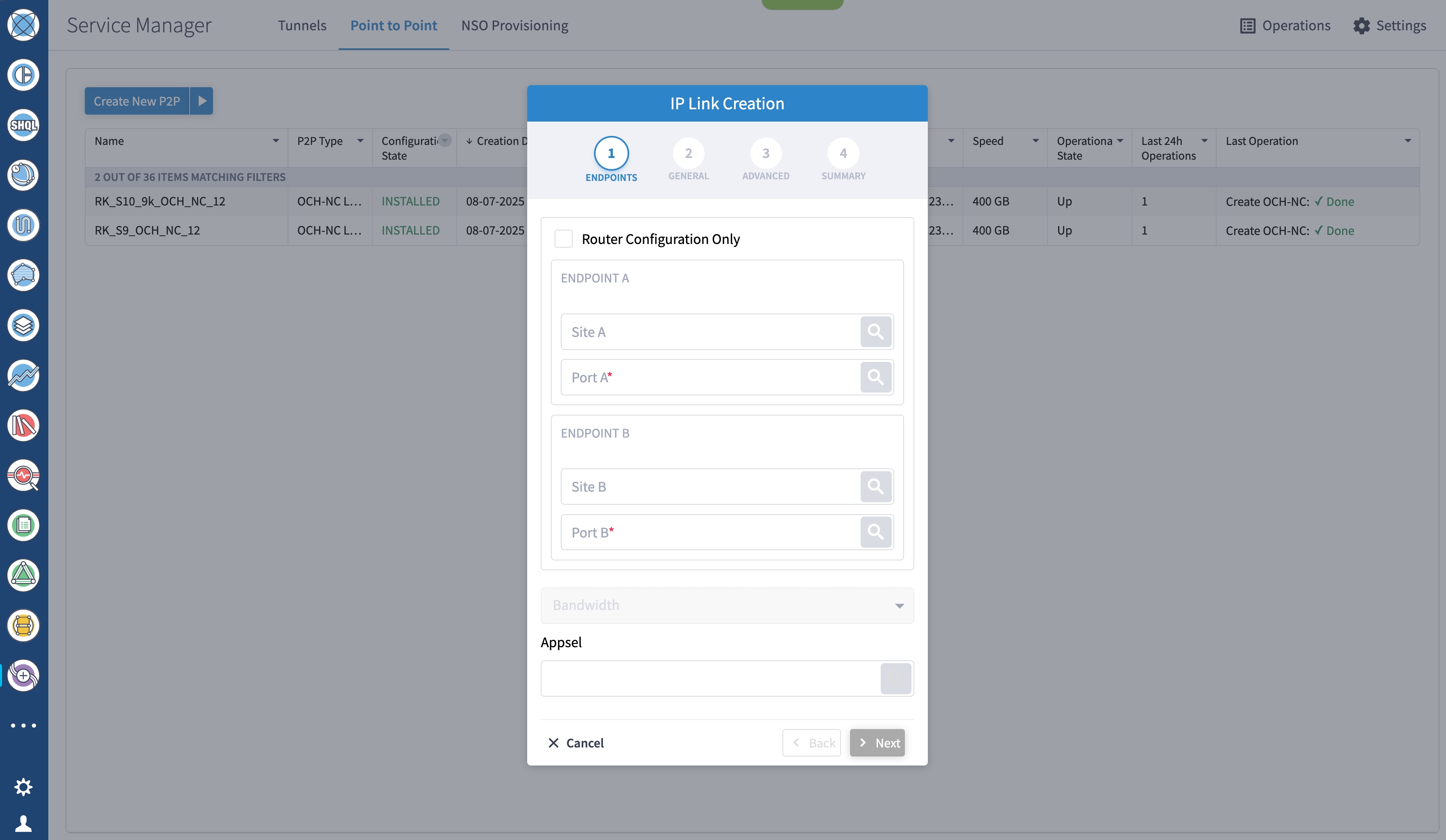 Create IP Link