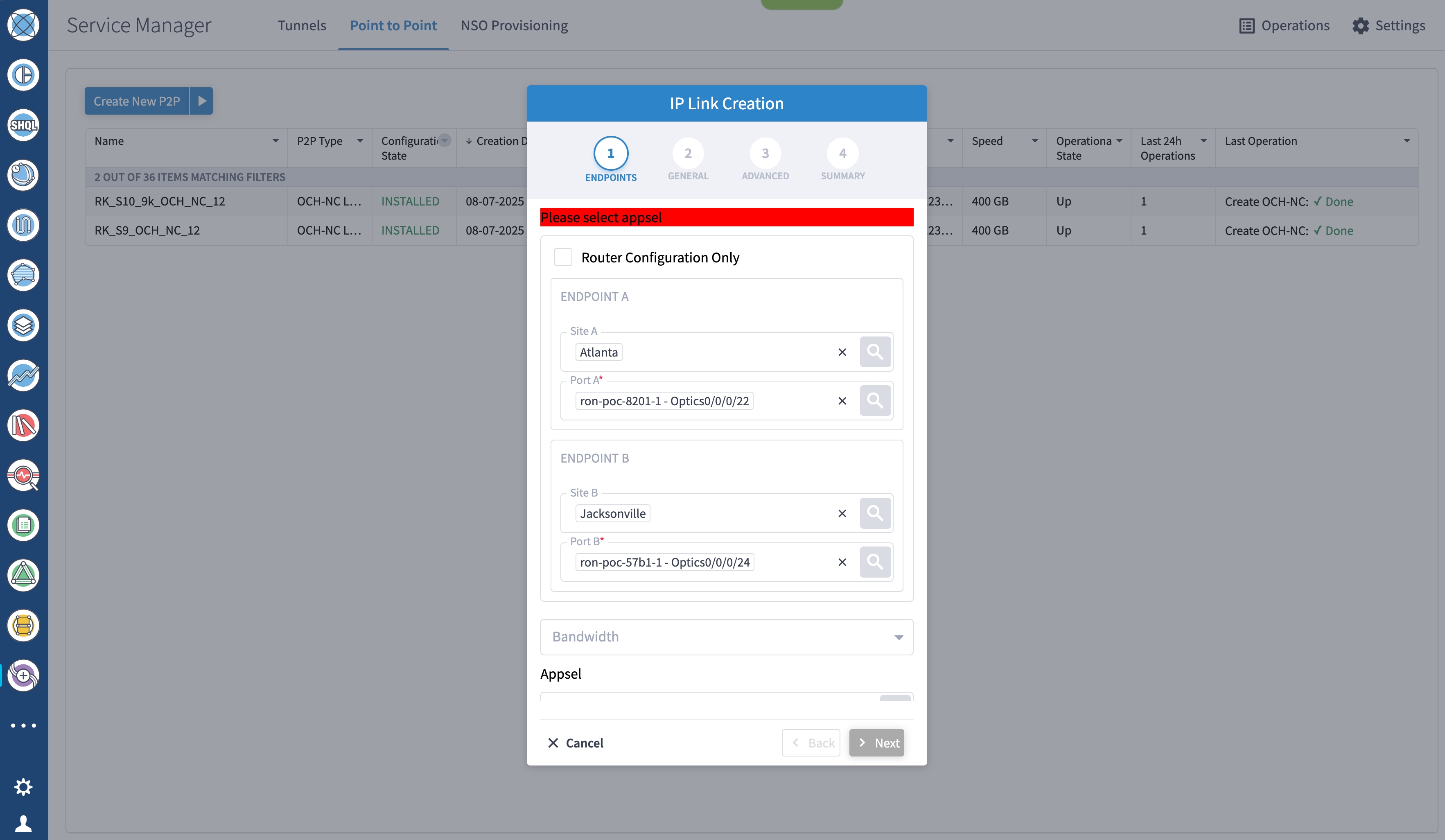 Create IP Link