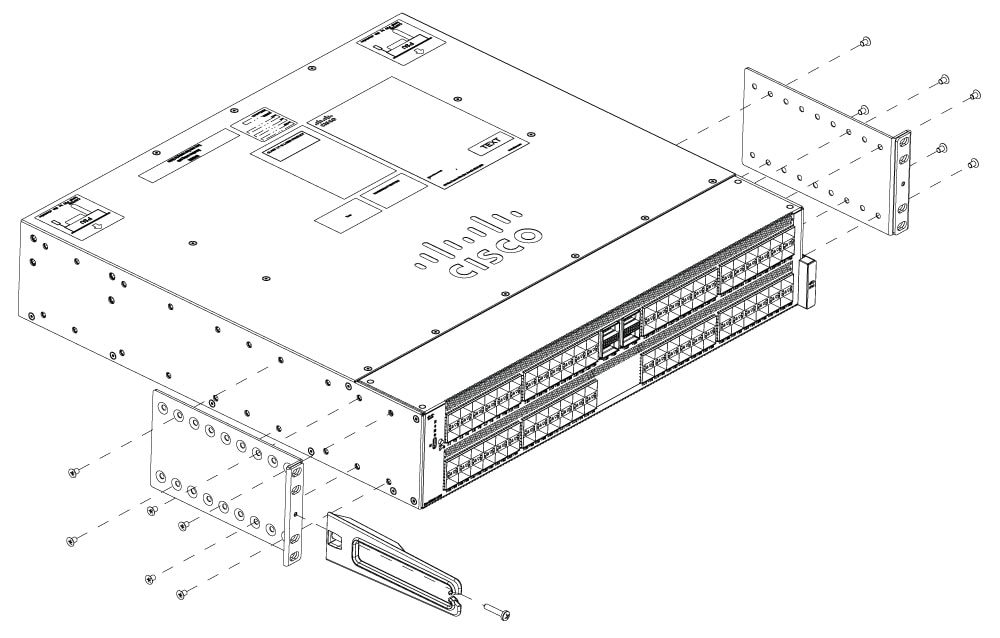Two-post rack mount kit