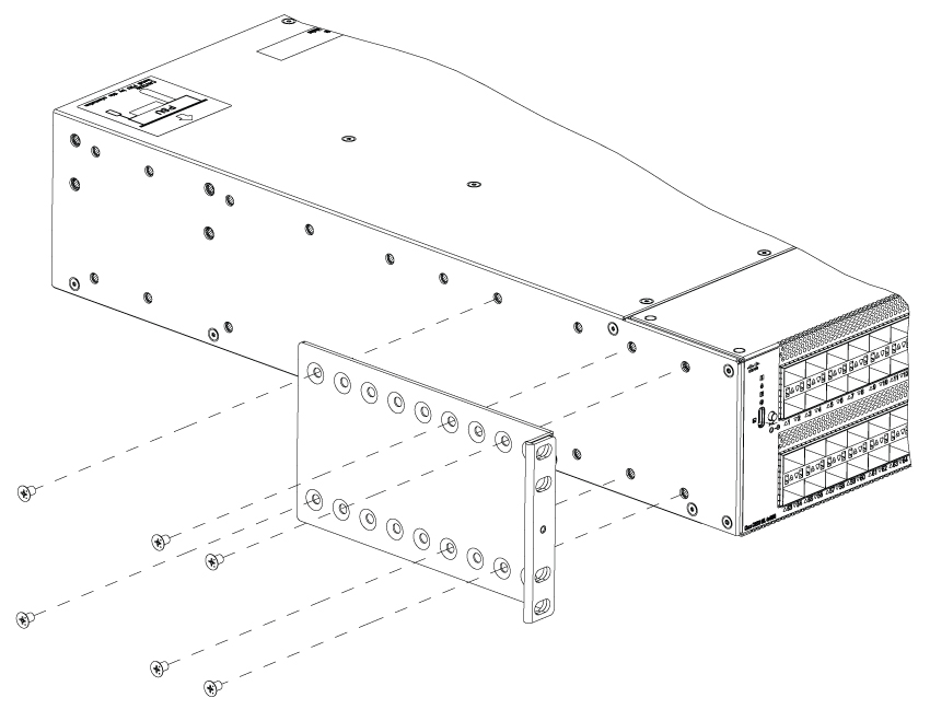 two-post rack mount kit for 2RU