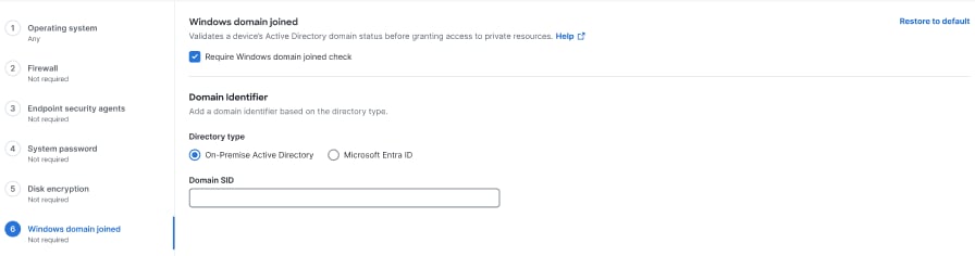 Endpoint security agents page showing option to enforce device verification and save the changes
