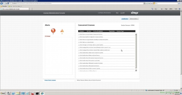 C:\Users\anthonypim\Documents\Citrix_MLQ3_snapshots\Citrix_MLQ3_snapshots\B-Lic-server_setup\5-Lic_server_dashboard_complete-verify.jpg