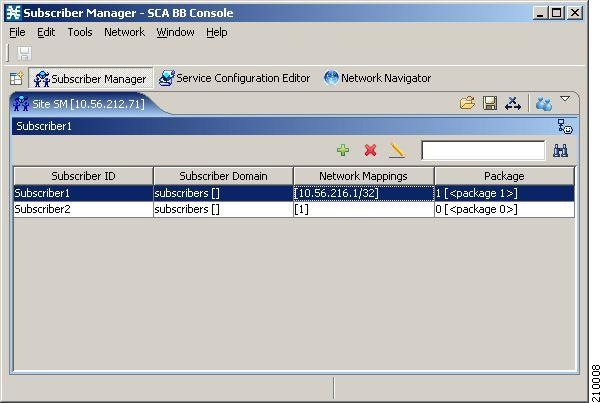 Using the Subscriber Manager GUI Tool [Cisco Service Control ...