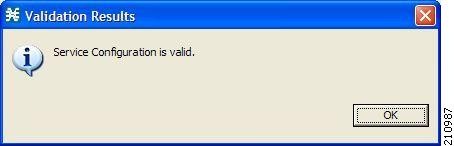 Validation Results dialog box