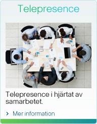 Telepresence i hj�rtat av samarbetet.