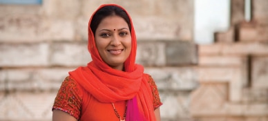 Indian woman in traditional dress