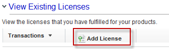 Add license options.