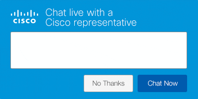 Clickable image of a chat invitation
